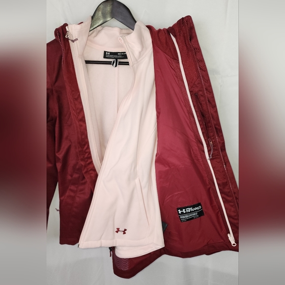 NWT Women's Under Armour 3 in 1 Sienna coat size small - Picture 8 of 9